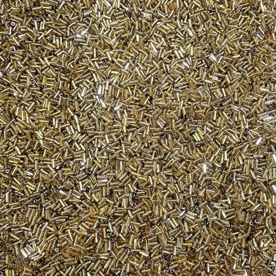 Crafts Haveli Glass Bugle Tube Seed Beads Nulki 2000 Pieces 50 Gram