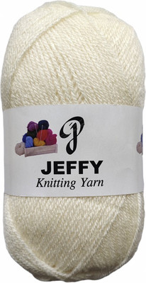 JEFFY Rosemary off white Wool Ball Hand Knitting Wool/Yarn,500 gram shade no-5