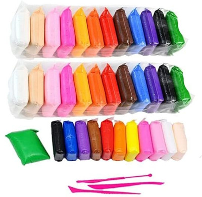 CrazyBuy 36 Air Drying Modeling Clay Plasticine Ultra Light Soft Modeling Magic Craft Art