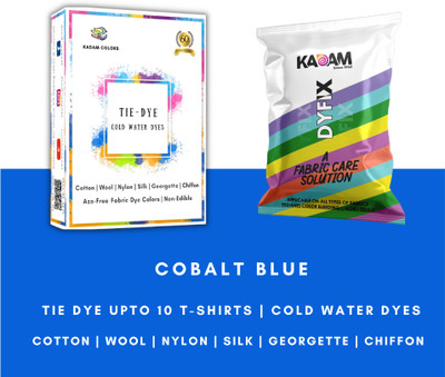 KADAM Tie Dye Colour Sachet | Cobalt Blue | 25g Pack | Tie Dye Colors…