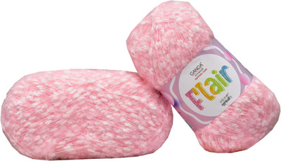 Simi Enterprise GAN GA Flair Pink 200 gms Wool Ball Hand knitting wool -D Art-AEFD