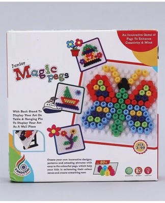 zokato Magic Pegs Create Their own World Out of Pegs Given and Create Different Designs