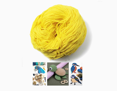 Craft Affair Kniting Yarn 100 gram For craft project - Lemon