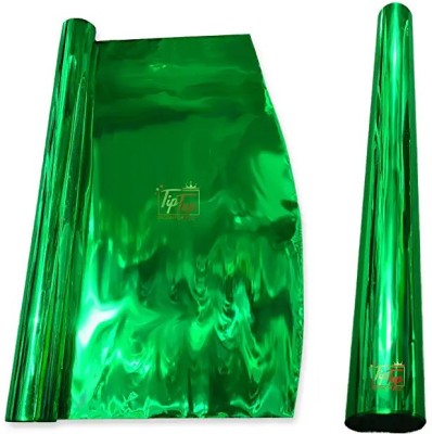 Tiptop Decoration Mirror Colourful Metalized Polyester Paper Roll(55Meter)(20Inch)(Monarch Green)