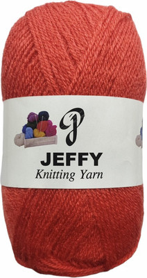 JEFFY Rosemary candy red Wool Ball Hand Knitting Wool/Yarn,300 gram shade no-38