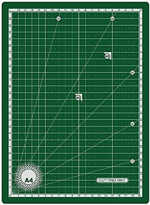 SHUANG YOU Art Multi Layers Self-Healing 3mm A4 Pad Cutting Mat and Detail Knife (5 Blades)