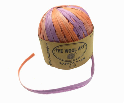 PRANSUNITA Double Shaded Raffia Twine Yarn Eco Friendly Paper String Rope 1 Roll
