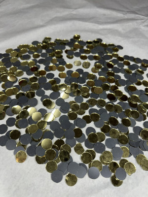 arteneer Round shape golden mirror-14 mm size- 220pcs