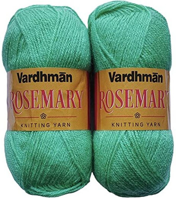 JEFFY Vardhman Rosemary Light Green (1 Ball/100 gm Each) 600 Gram Shade no-34