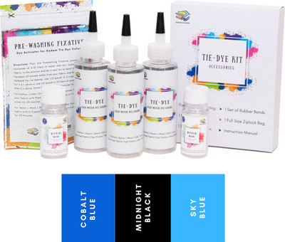 KADAM Multicolour Tie Dye Kit, 10 Ocean