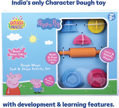 Dough Magic Spot & Shape Activity Set - Peppa Pig For Kids