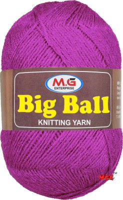 Simi Enterprise BIG BALL Purple 600 gm Ball Hand knitting wool -J Art-AJG