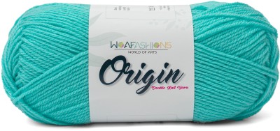 WOAFASHIONS Origin Hand Knitting & Crochet Yarn (Cotton Candy Blue) (200gms)