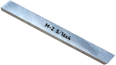 Luxuro HSS M2 Square Tool Bit Blank, 5/16x4 Inch