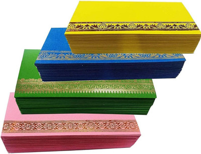 Waaome (Pack of 100 Shagun Envelope)Designer Money Envelope, Shagun Envelop(A102)
