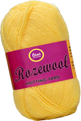 Simi Enterprise Rosewool Dark Cream 400 gms Wool Ball Hand knitting wool- Art-GJG