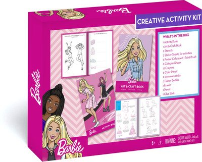 BARBIE Creative Activity Kit for Kids Age 7+ Years & Above