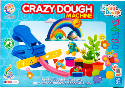 Ratnas Crazy Dough Machine (1159) Create Your Imagination with Dough Clay & Machine