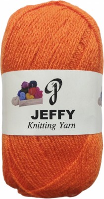 JEFFY Rosemary Orange Wool Ball Hand Knitting Wool/Yarn,300 gram shade no-45