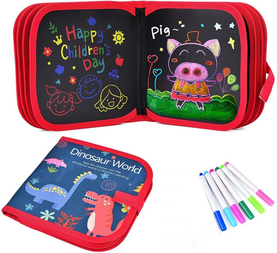 Shivalik Enterprises Reusable Erasable Doodle Drawing Book for Kids