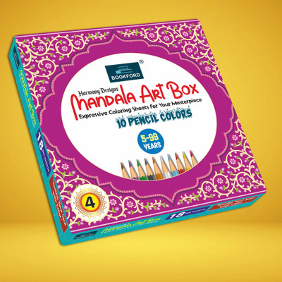 BOOKFORD Harmony Design Mandala Art Box Part 4 – Color Your Way Through the Cosmos!