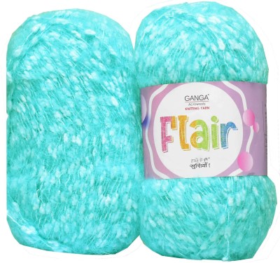 Simi Enterprise GAN GA Flair Sea Green 200 gms Wool Ball Hand knitting wool -G Art-AEFG