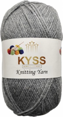 KYSS Rosemary light grey Wool Ball Hand Knitting Wool/Yarn 200 gram shade no-35