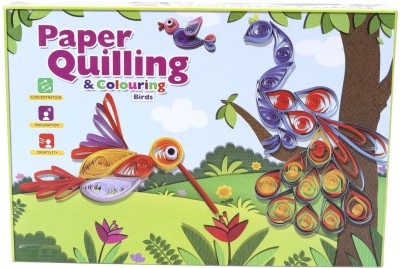 zokato Paper Quilling Birds Making Set - Multicolor