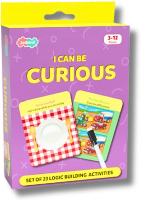 Jogenii I Can Be Curious Mini DIY Kit 16 Double Sided Reusable Cards, 22 Activities