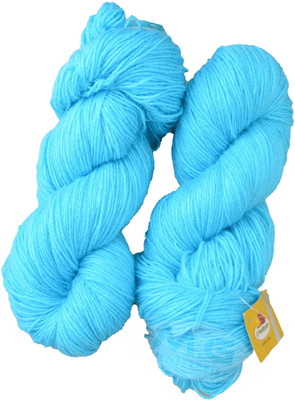 M.G Enterprise Vardhman Rabit Excel Sky Blue (400 gm) Wool Hank Hand knitting wool
