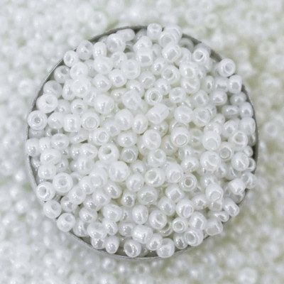 Sharum Crafts Seed Beads Glass Beads for Craft Jewellery Making and Embro