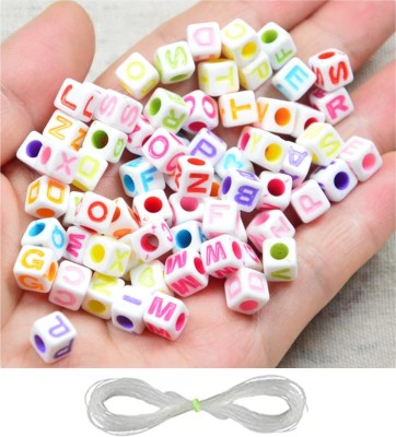 REGLET 650 Square Letter Beads & 65 Emojis for Bracelet Keychains Necklace making Kit