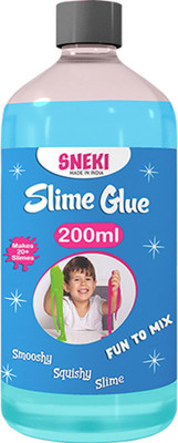 sneki 200 ML Blue Slime Glue for DIY Squishy Toy Slime Making Kit For Kids Girls Boys