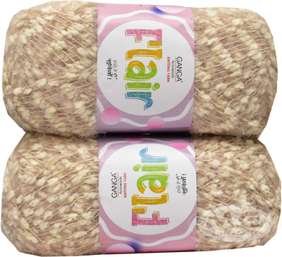 M.G Enterprise GAN GA Flair Skin 600 gms Wool Ball Hand knitting wool -C Art-AEFC