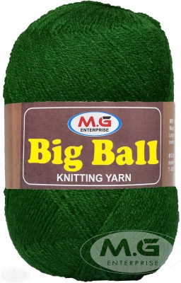 Simi Enterprise BIG BALL Leaf Green 600 gm Ball Hand knitting wool -EA Art-ABJ