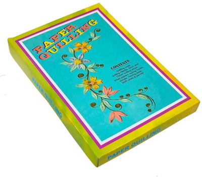 KRYTONE Quilling Kit for Beginners Includes, 5 & 10Mm Strips, Book, Card Sheets, 2