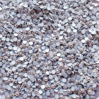 SK ART GALLERY 5mm silver flower chakri Resin beads stone for jewelry making,free glue(100g)