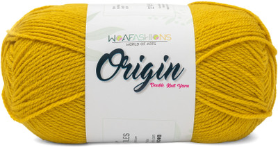 WOAFASHIONS Origin Hand Knitting & Crochet Yarn (Sun Burst) (200gms)
