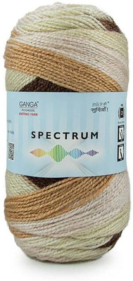 NTGS GANGA Spectrum Yarn ,Hand Knitting Wool (Multicolour (SPT002), 200 Gram)