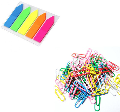 Sharum Crafts Colors 100 Sheets Regular, 5 Colors(Multicolor)