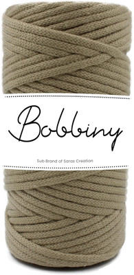Bobbiny 3MM 100 Meter Knitted Braided Crochet Macrame Nylon Cord Thread for Macrame DIY
