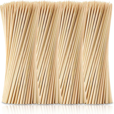 INDIKONB Bamboo Sticks for Craft & BBQ – 200 Pcs Pack