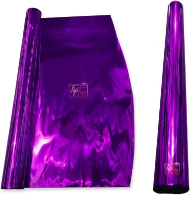 Tiptop Decoration Mirror Colourful Metalized Polyester Paper Roll(55 Meter)(20Inch)(Royal Violet)