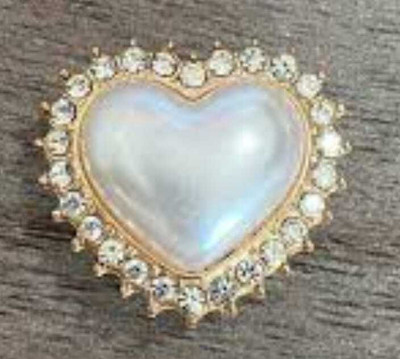 beauty gardener Heart-Shaped Pearl Crystal Rhinestone for art craft pack of 1 pc