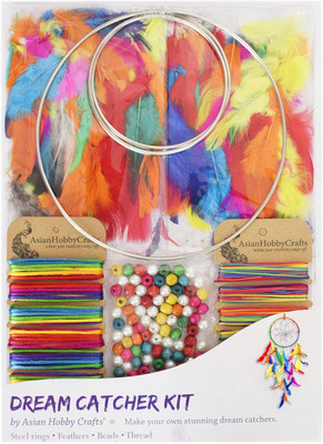 ASIAN HOBBY CRAFTS Asian Hobby Crafts DIY Dream Catcher Kit (Small)