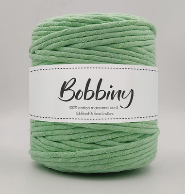 Bobbiny 4MM 100 Meter Single Strand Cotton Macrame Cord Thread for Macrame DIY