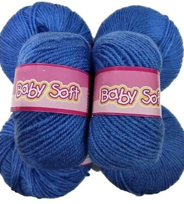 Vardhman Baby Soft Wool for Hand Knitting 150gms Yarn Fingering Crochet Hook