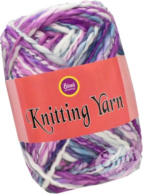 Simi Enterprise Knitting Yarn Thick Chunky Wool, Sumo Magenta 400 gms- Art-HCA
