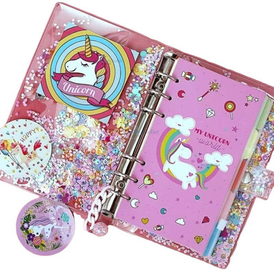 FunBlast Unicorn A5 Diary Single Rule 40 Pages(Multicolor)