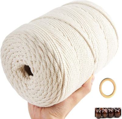 vmps Twisted 3mm 200 Meters Macrame Thread for Craft